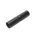 Chain Link 1 3/8" x 6" Black Top Rail Fence Sleeve (Pressed Steel)