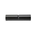 Chain Link 1 3/8" x 6" Black Top Rail Fence Sleeve (Pressed Steel)