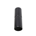 Chain Link 1 5/8" x 6" Black Top Rail Fence Sleeve (Pressed Steel)