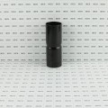 Chain Link 2"[1 7/8" OD] x 6" Black Top Rail Fence Sleeve (Powder Coated Black Hot Dip Galvanized Steel)