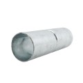 Chain Link 3" (2 7/8" OD) x 10" Extra Heavy-Duty Top Rail Fence Sleeve (Galvanized Pressed Steel) (Sleeves)