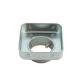 Vinyl Fence Steel No Dig Donuts for 4" x 4" Vinyl Posts and 2" (1 7/8" OD) Pipe 