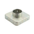 Vinyl Fence Steel No Dig Donuts for 5" x 5" Vinyl Posts and 2" (1 7/8" OD) Pipe (Default)