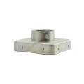 Vinyl Fence Steel No Dig Donuts for 5" x 5" Vinyl Posts and 2" (1 7/8" OD) Pipe (Default)