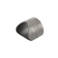 Chain Link Pipe Saddle 1 7/8" x 1 7/8" Pipe Pal Weld on Saddle (Bare Raw Steel) - SPP178X178