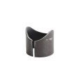 Chain Link Pipe Saddle 1 7/8" x 1 7/8" Pipe Pal Weld on Saddle (Bare Raw Steel) - SPP178X178