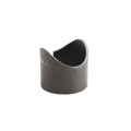 Chain Link Pipe Saddle 1 7/8" x 1 7/8" Pipe Pal Weld on Saddle (Bare Raw Steel) - SPP178X178