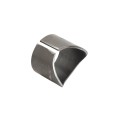 Chain Link Pipe Saddle 1 7/8" x 1 7/8" Pipe Pal Weld on Saddle (Bare Raw Steel) - SPP178X178