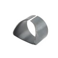 Chain Link Pipe Saddle 2 7/8" x 2 7/8" Pipe Pal Weld on Saddle (Bare Raw Steel) - SPP278X278