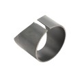 Chain Link Pipe Saddle 2 7/8" x 2 7/8" Pipe Pal Weld on Saddle (Bare Raw Steel) - SPP278X278