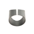 Chain Link Pipe Saddle 2 7/8" x 2 7/8" Pipe Pal Weld on Saddle (Bare Raw Steel) - SPP278X278