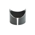 Chain Link Pipe Saddle 2 7/8" x 2 7/8" Pipe Pal Weld on Saddle (Bare Raw Steel) - SPP278X278