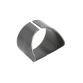 Chain Link Pipe Saddle 2 7/8" x 2 7/8" Pipe Pal Weld on Saddle (Bare Raw Steel) - SPP278X278