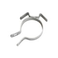 Chain Link 2 1/2" [2 3/8" OD] Clamp-On Post Keeper Bracket (Hot Dip Galvanized) (Latch)