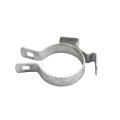 Chain Link 2 1/2" [2 3/8" OD] Clamp-On Post Keeper Bracket (Hot Dip Galvanized) (Latch)