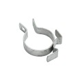Chain Link 2 1/2" [2 3/8" OD] Clamp-On Post Keeper Bracket (Hot Dip Galvanized) (Latch)