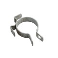 Chain Link 2 1/2" [2 3/8" OD] Clamp-On Post Keeper Bracket (Hot Dip Galvanized) (Latch)