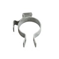 Chain Link 2 1/2" [2 3/8" OD] Clamp-On Post Keeper Bracket (Hot Dip Galvanized) (Latch)