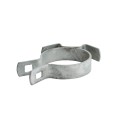 Chain Link 2 1/2" [2 3/8" OD] Clamp-On Post Keeper Bracket (Hot Dip Galvanized) (Latch)