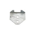 Chain Link Wall or Wood Post Mount Bracket for Spring Latch (Hot Dip Galvanized) (Latch)