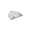 Chain Link Wall or Wood Post Mount Bracket for Spring Latch (Hot Dip Galvanized) (Latch)