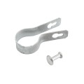 Chain Link Snappy 1 3/8" Tension Band HGD Pressed Steel with Aluminum Button