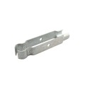 Chain Link Fence Single Wheel Carrier Bracket 1 5/8" x 6" - Heavy Duty HDG (Bracket Only - Wheel Shown As Example)