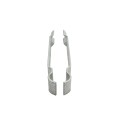 Chain Link Fence Single Wheel Carrier Bracket 1 5/8" x 6" - Heavy Duty HDG (Bracket Only - Wheel Shown As Example)