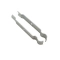 Chain Link Fence Single Wheel Carrier Bracket 1 5/8" x 6" - Heavy Duty HDG (Bracket Only - Wheel Shown As Example)