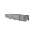 Chain Link Fence Single Wheel Carrier Bracket 1 5/8" x 6" - Heavy Duty HDG (Bracket Only - Wheel Shown As Example)
