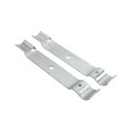Chain Link Fence Single Wheel Carrier Bracket 1 5/8" x 8" - Heavy Duty HDG (Bracket Only) (Default)