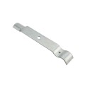Chain Link Fence Single Wheel Carrier Bracket 1 5/8" x 8" - Heavy Duty HDG (Bracket Only) (Default)