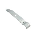 Chain Link Fence Single Wheel Carrier Bracket 2" [1 7/8" OD] x 6" - Heavy Duty HDG (Bracket Only)