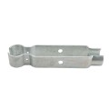 Chain Link Fence Single Wheel Carrier Bracket 2" [1 7/8" OD] x 6" - Heavy Duty HDG (Bracket Only)