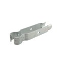 Chain Link Fence Single Wheel Carrier Bracket 2" [1 7/8" OD] x 6" - Heavy Duty HDG (Bracket Only)