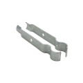 Chain Link Fence Single Wheel Carrier Bracket 2" [1 7/8" OD] x 6" - Heavy Duty HDG (Bracket Only)