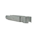 Chain Link Fence Single Wheel Carrier Bracket 2" [1 7/8" OD] x 6" - Heavy Duty HDG (Bracket Only)