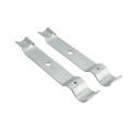 Chain Link Fence Single Wheel Carrier Bracket 2" [1 7/8" OD] x 6" - Heavy Duty HDG (Bracket Only)