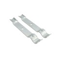 Chain Link Fence Single Wheel Carrier Bracket 1 7/8" x 8" - Heavy Duty HDG (Bracket Only - Wheel Shown As Example)