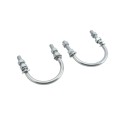 Chain Link 3 1/2" (3 1/2" OD) Round Heavy-Duty Truck Bracket For Sliding Gates - Trolley Hanger Bracket (Galvanized Pressed Steel) - TB312R (Default)