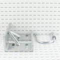 Chain Link 3 1/2" (3 1/2" OD) Round Heavy-Duty Truck Bracket For Sliding Gates - Trolley Hanger Bracket (Galvanized Pressed Steel) - TB312R (Default)
