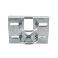 Chain Link 3" [2 7/8" OD] Round Heavy-Duty Truck Bracket For Sliding Gates - Trolley Hanger Bracket (Galvanized Pressed Steel) - TB3R (Default)