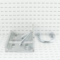 Chain Link 3" [2 7/8" OD] Round Heavy-Duty Truck Bracket For Sliding Gates - Trolley Hanger Bracket (Galvanized Pressed Steel) - TB3R (Default)