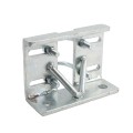 Chain Link 3" [2 7/8" OD] Round Heavy-Duty Truck Bracket For Sliding Gates - Trolley Hanger Bracket (Galvanized Pressed Steel) - TB3R (Default)