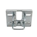 Chain Link 3" Square Truck Bracket For Sliding Gates - Trolley Hanger Bracket (Galvanized Steel) - TB3S (Default)