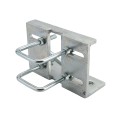 Chain Link 3" Square Truck Bracket For Sliding Gates - Trolley Hanger Bracket (Galvanized Steel) - TB3S (Default)