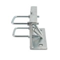 Chain Link 3" Square Truck Bracket For Sliding Gates - Trolley Hanger Bracket (Galvanized Steel) - TB3S (Default)
