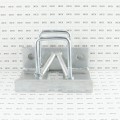 Chain Link 3" Square Truck Bracket For Sliding Gates - Trolley Hanger Bracket (Galvanized Steel) - TB3S (Default)