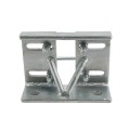 Chain Link 3" Square Truck Bracket For Sliding Gates - Trolley Hanger Bracket (Galvanized Steel) - TB3S (Default)