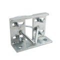 Chain Link 4 1/2" (4 1/2" OD) Round Heavy-Duty Truck Bracket For Sliding Gates - Trolley Hanger Bracket (Galvanized Pressed Steel) - TB412R (Default)